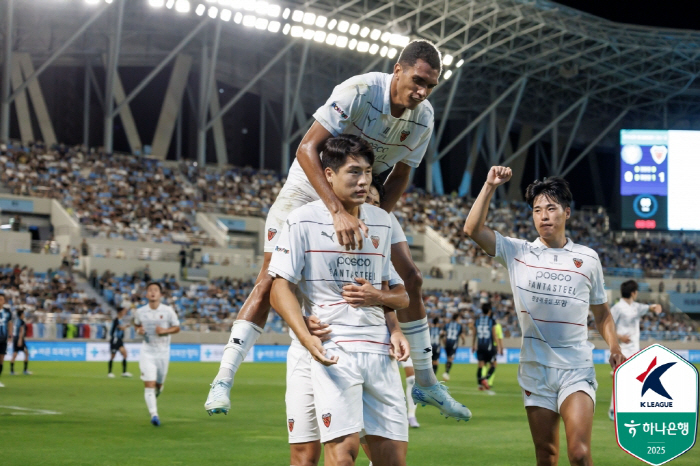 Wake up, Daegu! Anti-call was also useless, Daegu FC's 13-game winless swamp...Lee Ho-jae won Pohang 10 with the winning goal