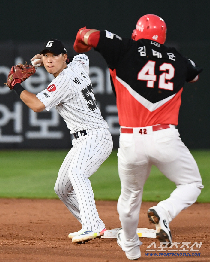  Ko Jong-wook's double play, Kim Tae-gun is out