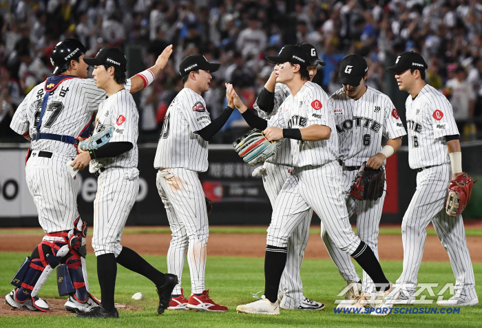  Lotte swept the KIA match