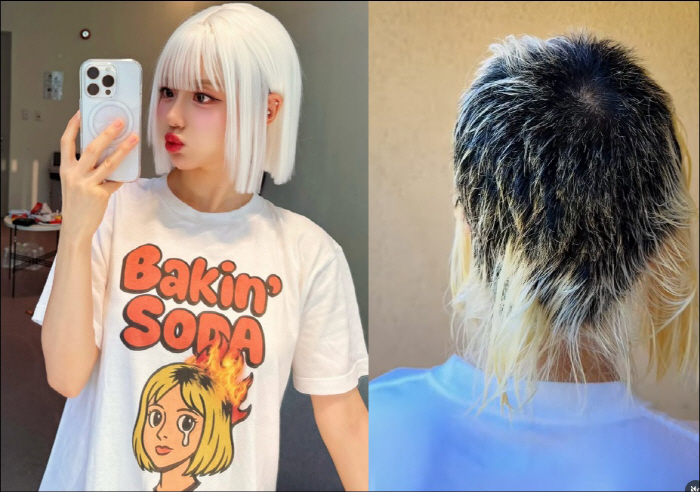 DJ Soda's hair condition is only 10% worse after bleaching accident 