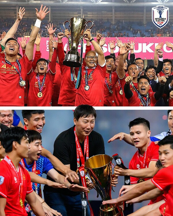 Kim Sang-sik's great challenge, which neither Park Hang-seo nor Shin Tae-yong did, swept the Southeast Asian trophy