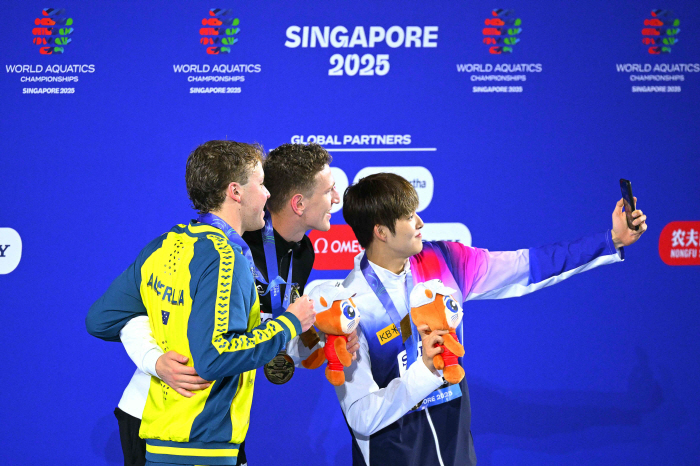 King Woo-min Kim Woo-min's secret to the 0.25 second difference was the last 50 metersI wish you strength in the 800m relay for the second consecutive medal