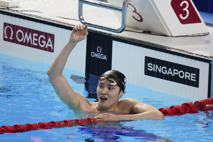 King Woo-min Kim Woo-min's secret to the 0.25 second difference was the last 50 metersI wish you strength in the 800m relay for the second consecutive medal