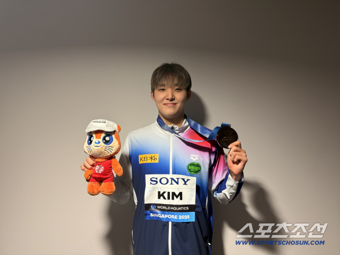 King Woo-min Kim Woo-min's secret to the 0.25 second difference was the last 50 metersI wish you strength in the 800m relay for the second consecutive medal