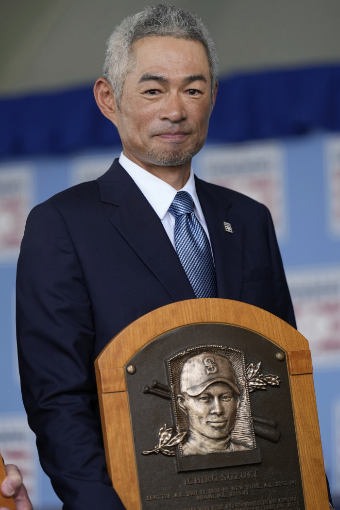 My best colleague is my wife, Ichiro, starting with a historic HOF speech wit and ending with thanks and advice