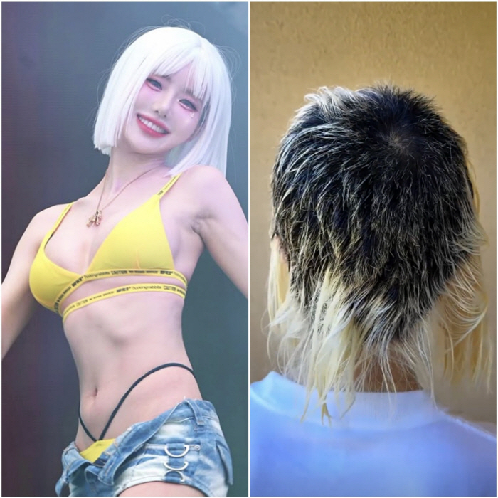  You look like an abused puppy...DJ Soda's Shocking Latest After Bleaching Accident, 10% of Hair Left