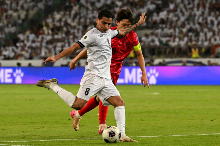 Shocking injury! South Korea's national team's core cheekbone fracture...Return to team training with a mask on