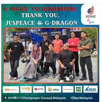 G-Dragon's Paralympics ♥ Following the surprise invitation of 8 Malaysian Paralympians, thank you GD!Webermensch of Inclusion