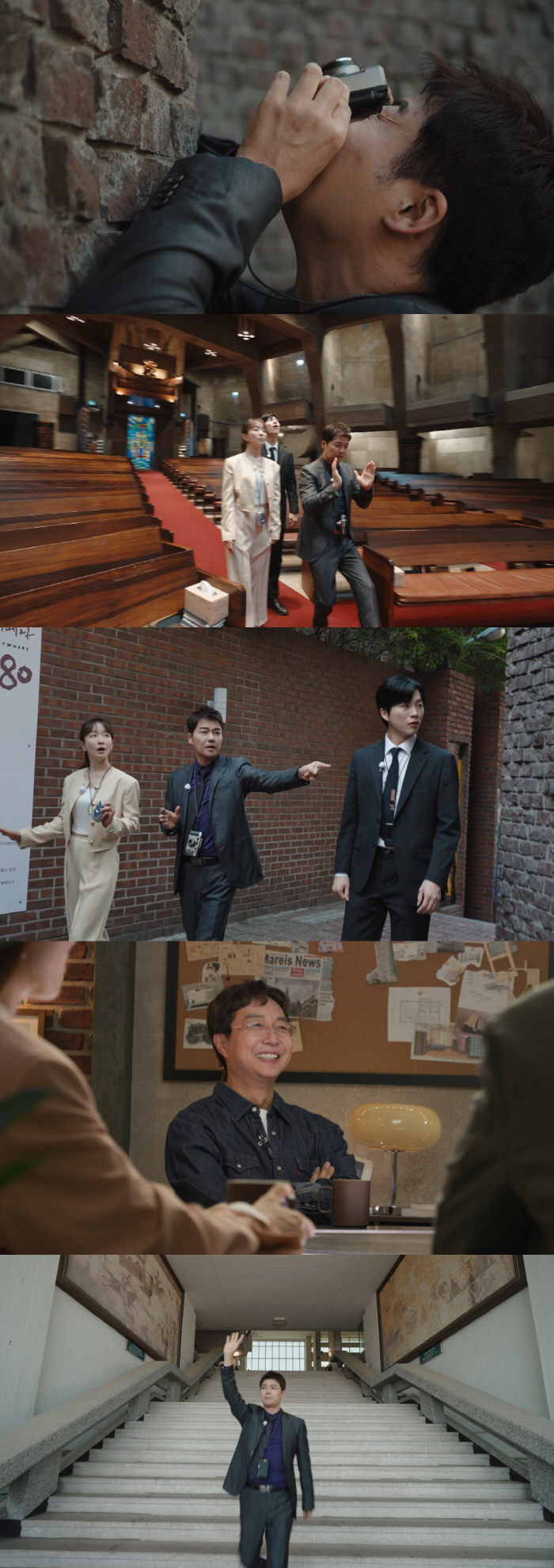 Jeon Hyun-moo, is a masterpiece coming out...The church burned art on red bricks, mootograpper activity (construction for a reason)