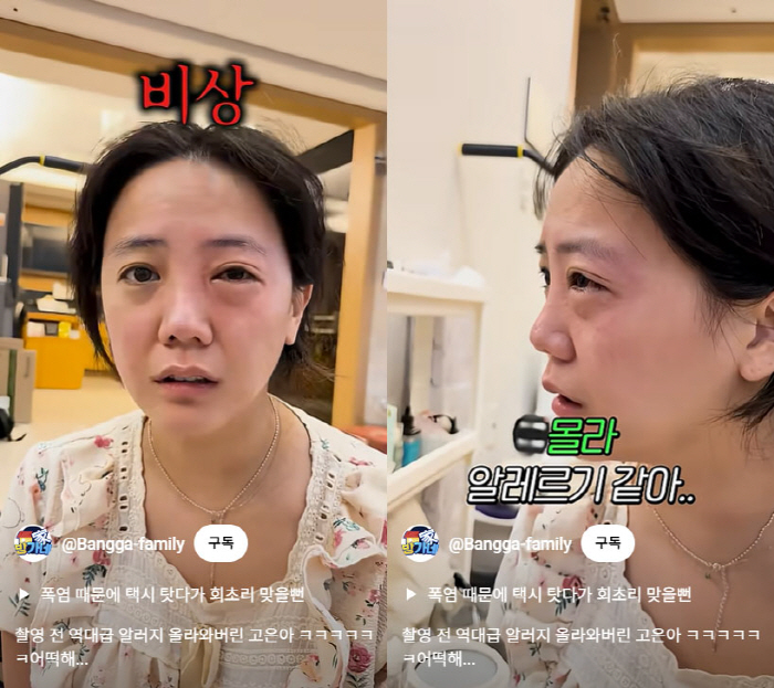 Ko Eun-ah, another sad news following the fall accident...My eyes are full of allergies
