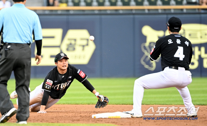  Kwon Dong-jin's sleek glove toss