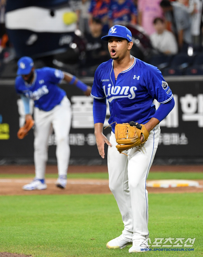  Samsung starter Garabito roars without allowing 6 innings