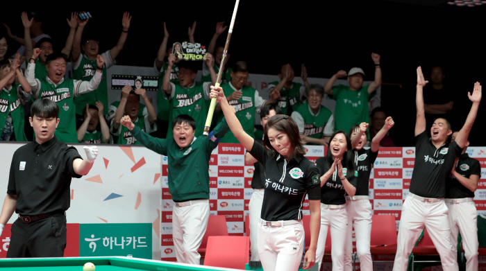 Hana Card Wins PBA Team League 1R for 7 consecutive wins...Early confirmation of PS advancement.