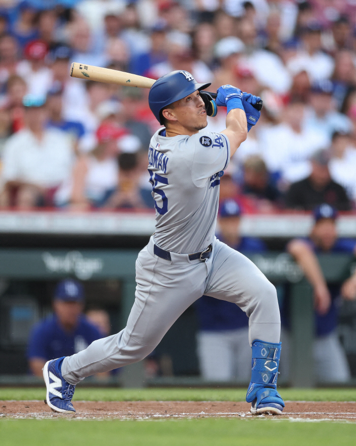 Ohtani, 4K hitless in 5 at-bats, but the Dodgers still win, Smith's final hit LAD 54 CIN