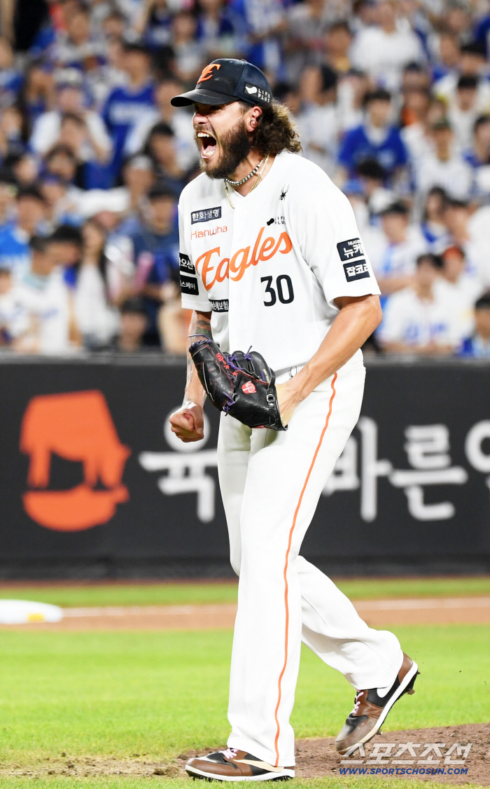  The wildebeest's roar, Hanwha starter Ponce