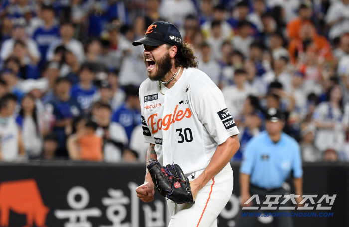  The wildebeest's roar, Hanwha starter Ponce