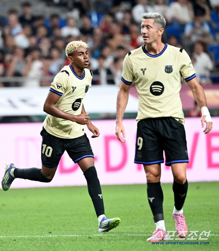  Team's 2nd goal after Ramin Yamal and Lewandowski? Goal
