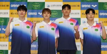 Gye-yeong tries to win a medal for the second consecutive time in the 800m final at the Singapore World Swimming Championships
