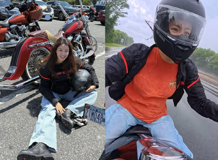 Lee Si-young and B-Dong are 7 months pregnant  200km riding tour baby supplies I didn't buy