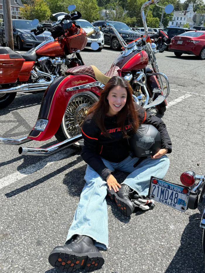 Lee Si-young and B-Dong are 7 months pregnant  200km riding tour baby supplies I didn't buy