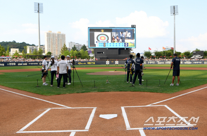  Archery national team for special training at the ballpark