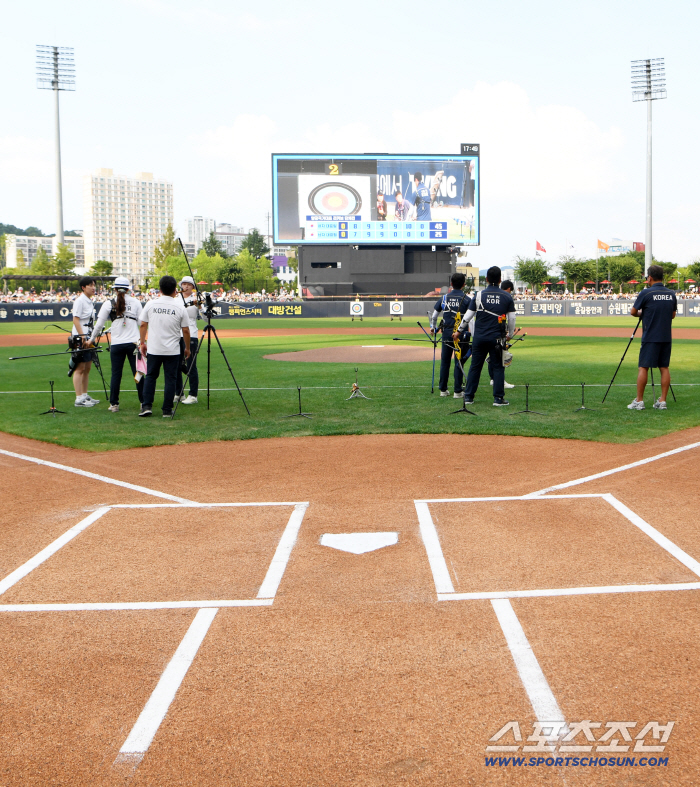  Archery national team for special training at the ballpark