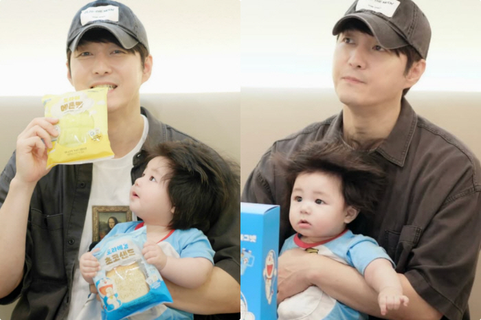 Shim Hyung-tak became a successful fan of Doraemon.. Haru and her first fan activity are so cute