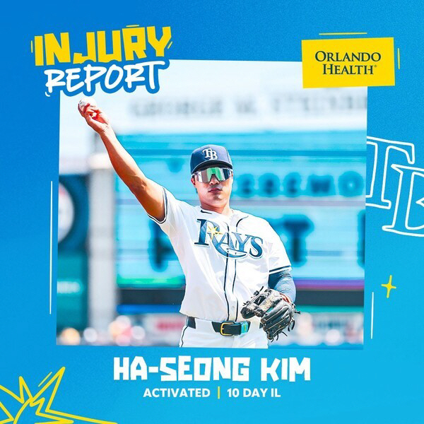  Your back is working well? Kim Ha-sung, who returned healthy, made his first at-bat hit as soon as he returned to the IL, plus good defense to prevent a hit