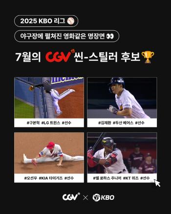 Koo Bon-hyuk, Kim Jae-hwan, Oh Sun-woo, and Rohas Monthly CGV Scene Steeler Award Nominees for July