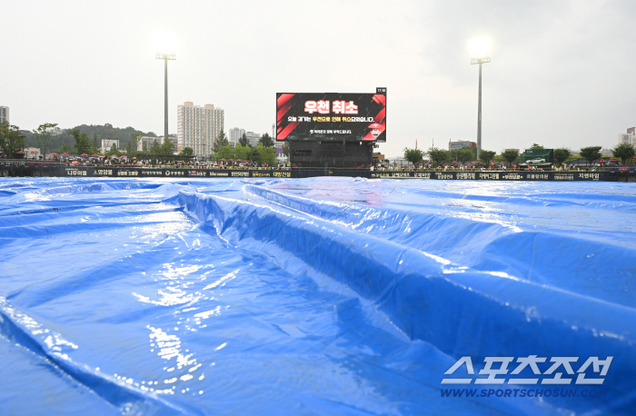  Gwangju KIA Hanwha Rain Cancellation Surprise Heavy Rain