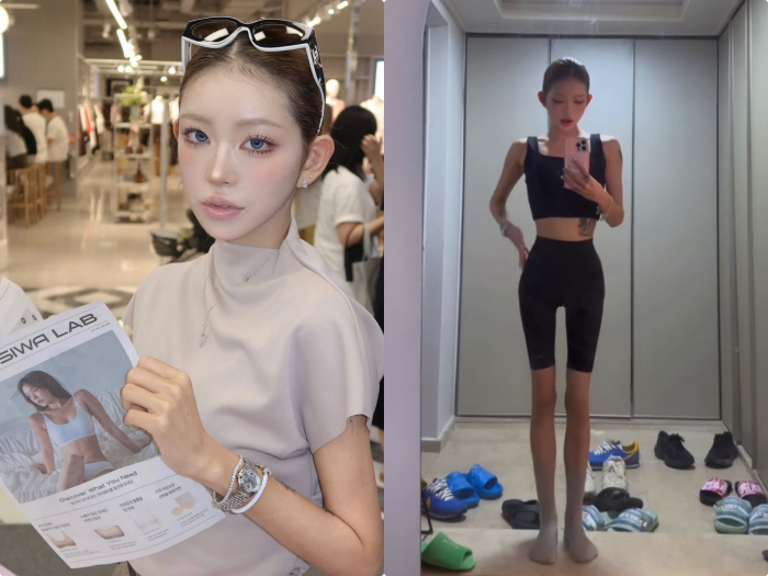 Choi Jin-sil's daughter Choi Jun-hee, 96 → 41 kg perfect model body..Fats are dry