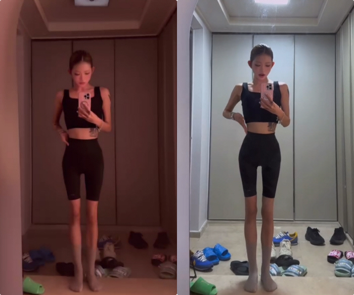 Choi Jin-sil's daughter Choi Jun-hee, 96 → 41 kg perfect model body..Fats are dry