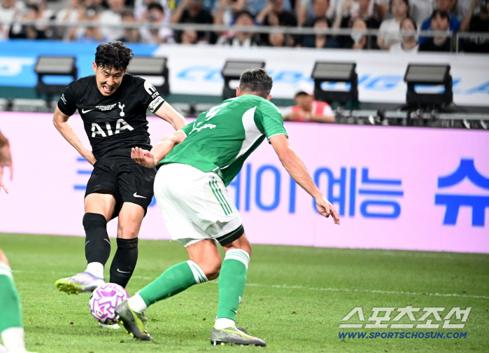  Son Heungmin, strong inside