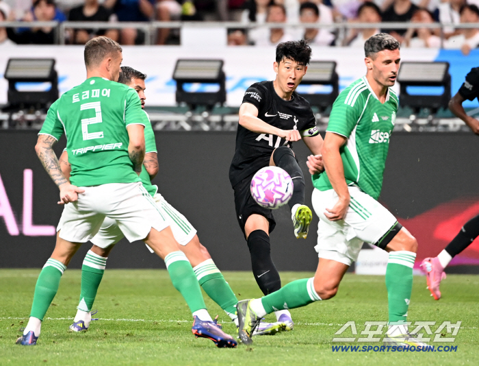  Son Heungmin's pass attempt