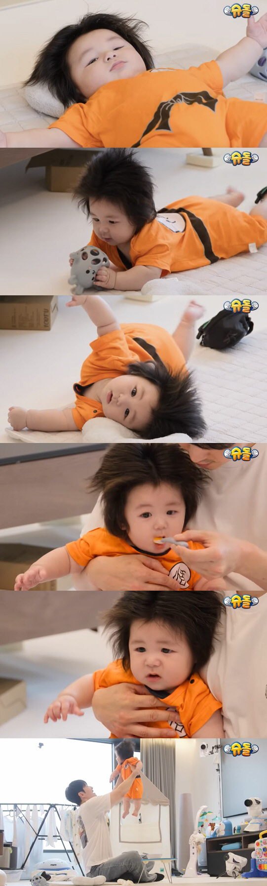 Shim Hyungtak's son who became a human carrot..My heart flutters at my dad's eating show