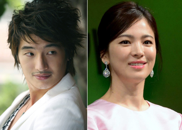 Son Ho-young and Song Hye-kyo are rumored to be dating pink for the first time in their lives