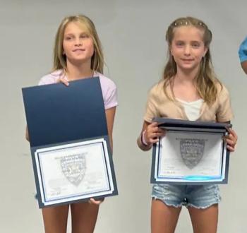 9-year-old twin sisters who saved 4-year-old lives in the water...I'm glad I'm alive