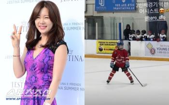 Ahn Sun-young succeeded in farming her children..Ice hockey team wins as soon as they go to Canada to study