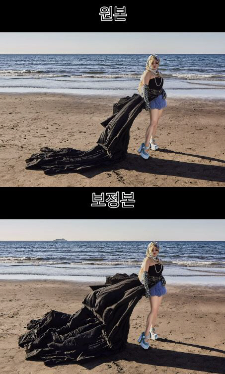 Excessive correction no..You have nothing to touch because you're so pretty…Park Na-rae's best friend confronts the controversy over the correction of the wedding pictorial