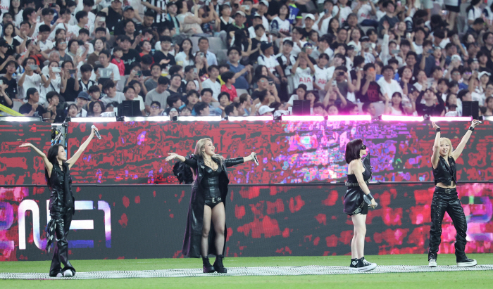 Park Bom Returns to Stage with 2NE1 at Coupang Play Series Halftime Show