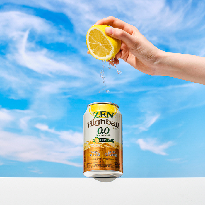Highball Best Lemon, which is more popular in the summer...New Product Launch and Promotional Water