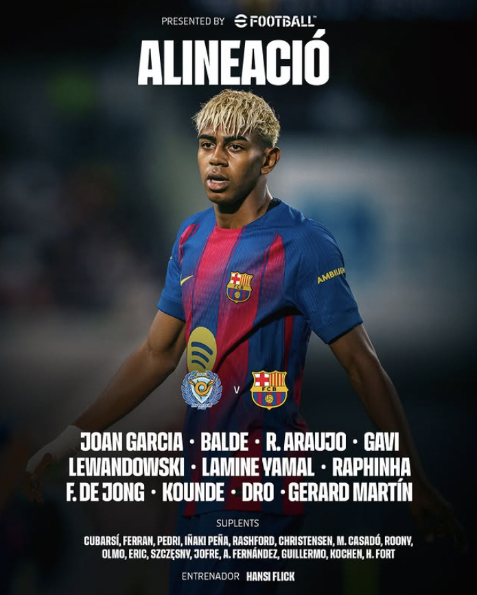  Cesinha, born in 1989, vs. Yamal, born in 2007...FC Barcelona will be the best again this time