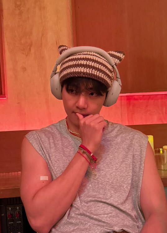 BTS V Delights Fans with Playful Updates and Muscular Transformation Ahead of Group Comeback
