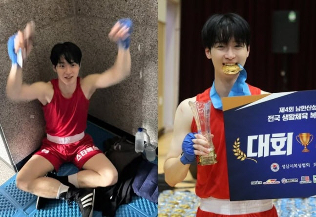  'It's not a drama, it's real life'...Jang Dong-yoon makes a surprise appearance in a boxing competition → Best Player Award