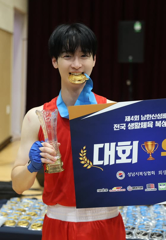  'It's not a drama, it's real life'...Jang Dong-yoon makes a surprise appearance in a boxing competition → Best Player Award