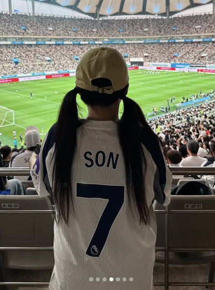 Son Heung-min's Funny Lee Su-ji Appears on the Electronic Board of 'Illusion Cam Parody'...65,000 spectators are devastated