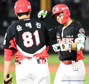  Park Chan-ho hits leadoff hitter in the sixth inning
