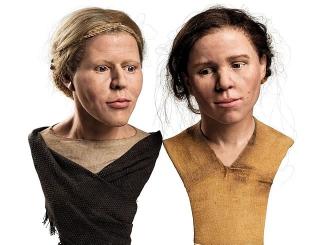 Restoring sister faces buried 6,000 years ago in 3D...A mystery of the remains of a newborn without blood ties