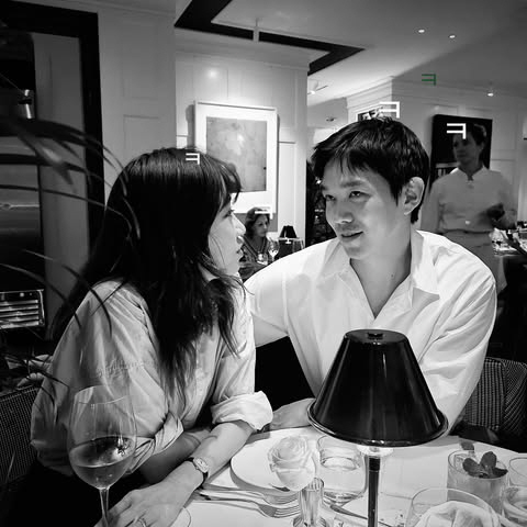  Eye contact with wine glasses...Gong Hyo-jin ♥ Kevin Oh, romantic weekend date in New York