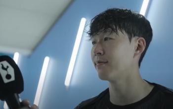 Son Heung-min leaves when he applauds for his official thank-you. SON's decision, revealing the protagonist he was willing to support, has always been on my side